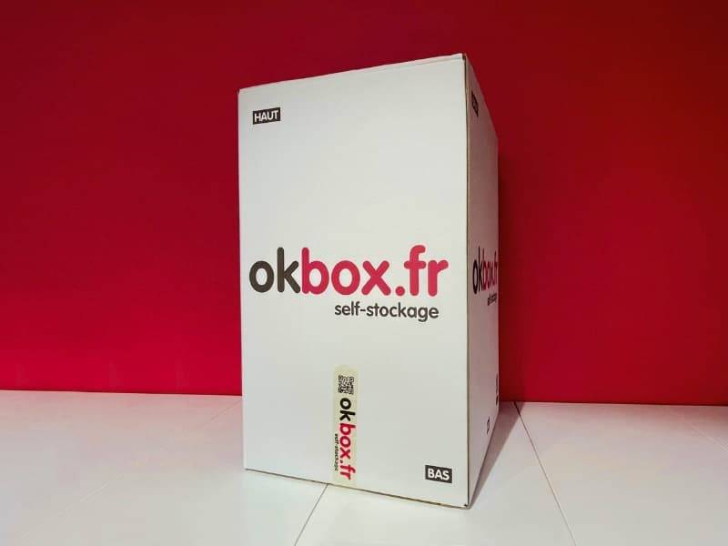okbox garde meuble Evreux box stockage Carton grand modèle