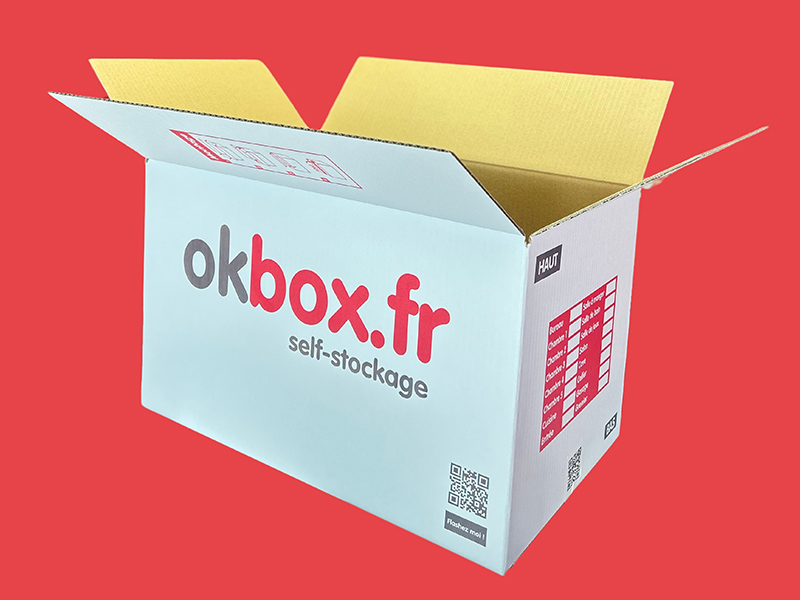 okbox garde meuble Evreux box stockage Carton standard